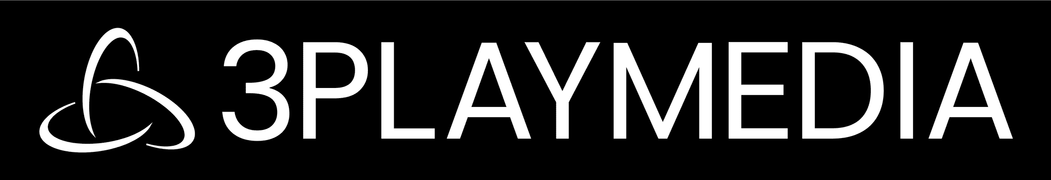 3Play Logo in a black background