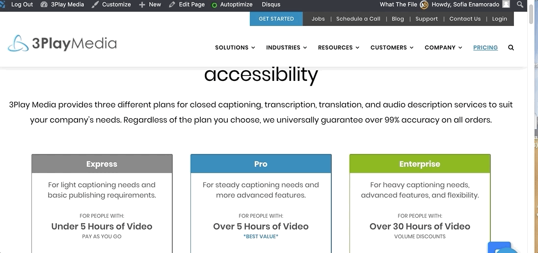 Columns stacking on top of each other as website width diminishes